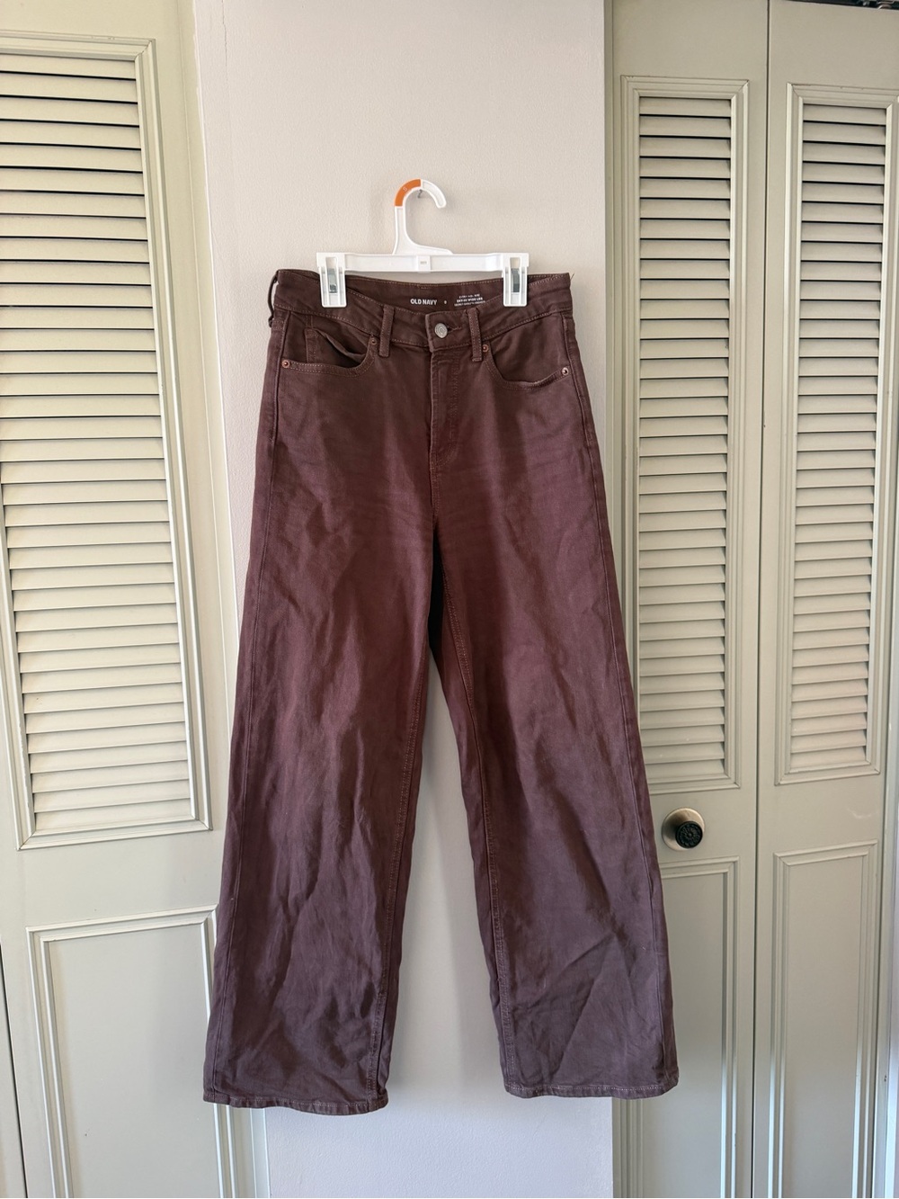 Old Navy Wide-Leg Pants - Burgundy